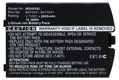 Produktbild von CELLONIC Akku für Festnetz Kompatibel mit Iridium 9505A, BAT0602 - (2800mAh, 3.7V)