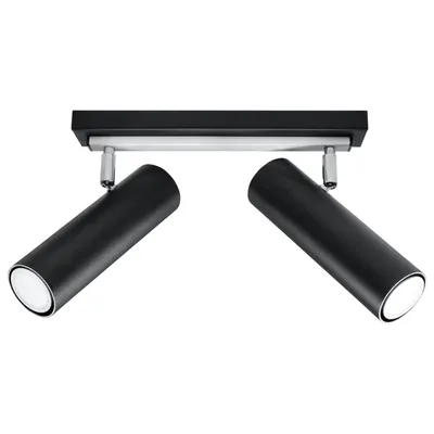 Zdjęcie produktu dla Lampa sufitowa DIREZIONE 2 Czarny Sollux Lighting SL.0500