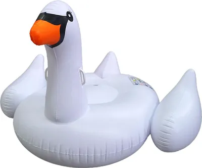 Produktbild von Best Sporting aufblasbares XXL Schwimmtier Schwan - weiß