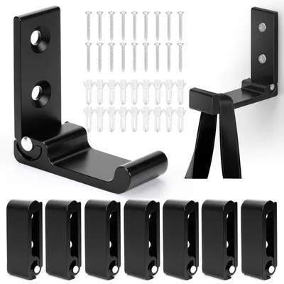 Image de Lot de 9 cintres pliables en aluminium