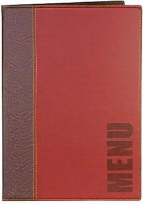 Image de Chemise pour menus Securit TRENDY, DIN A5, bordeaux