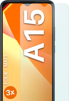 Produktbild von moex® 3x Schutzfolie kompatibel mit Oppo A15 - Displayschutzfolie Anti Reflex Folie, Matt