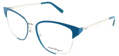 Produktbild von Ferragamo SF2157 Light gold/blue 54/17/140 Damen Brillen
