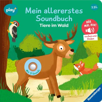 Produktbild von Play+ Mein allererstes Soundbuch Tiere im Wald - ab 12 Monate