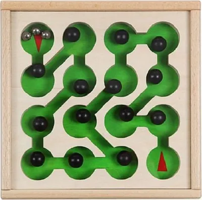 Produktbild von Holzspielzeug Geduldsspiel Parcuro LxBxH 225x215x40mm NEU