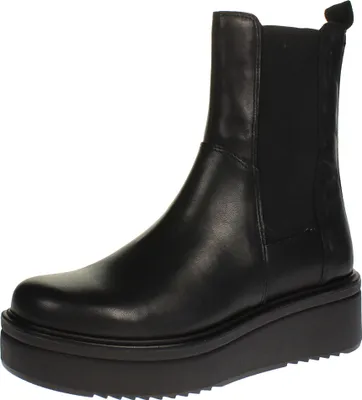 Produktbild von Vagabond Tara Frauen stiefel mit klobiger Sohle aus Leder mit elastischen Seiten Schwarz – 36 EU / Schwarz