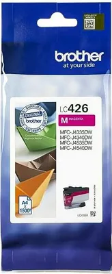 Zdjęcie produktu dla Brother LC-426M, Purpurowy, 1 szt., 1500 stron(y), Jednopak