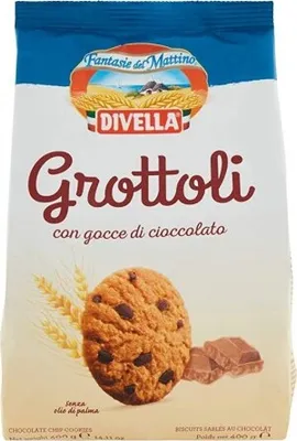 Zdjęcie produktu dla Grottoli Frollini Cioccolato herbatniki 400g - Divella
