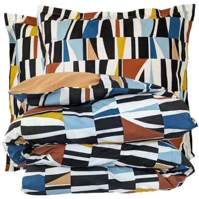 Imagen del producto de Juego de sábanas de 260 x 240 cm, algodón, multicolor, de 3 piezas