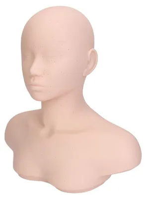Übungsmannequin mit Schultern, weich, für Make-up & Haarstyling