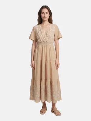 Produktbild von Elegantes Damenkleid aus Viskose und Polyester Lässig und vielseitig Rosa UNICA VS 91-Pink