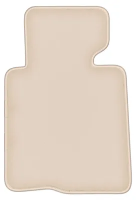 Produktbild von DURBAN Beige Velours-Fahrerfußmatte für BMW 3 E46 Cabrio (2000-2007)