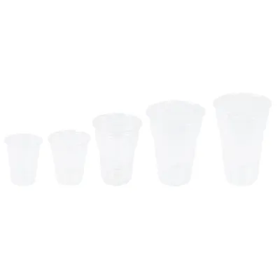Produktbild von Franz Mensch -Becher "Cool", PLA, 400 ml, Ø 95 mm transparent, 16 x 50 Stück, kompostierbar