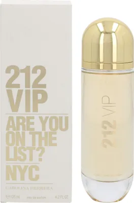 Produktbild von Carolina Herrera 212 VIP, Frauen, 125 ml, Bergamotte, Passionsfrucht, Passion Fruit & Bergamot, Gardenia, Rumänisch, Gardenia & Rum Accord
