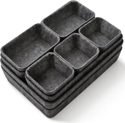 Produktbild von Ladesortierset – 9-teilig – Ordnungssystem für Schubladen – Küche, Büro und Schminktisch – Schrankorganizer in 4 Größen