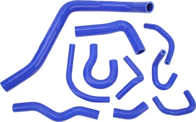 Immagine prodotto di Set tubi flessibili in silicone per radiatore, tubi flessibili, set tubi flessibili per raffreddamento ad acqua e riscaldamento per CR-X dal 1988 al 1991, blu