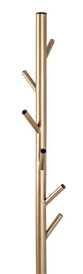 Produktbild von Haku Garderobenständer, schwarz-gold - Maße: x x 173 cm; 21867