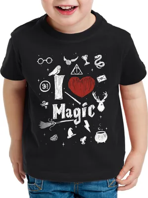 Produktbild von BaumwolleCloud Love Magic Kinder T-Shirt schule zauberei harry