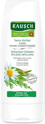 Obrázek produktu pro RAUSCH Swiss Herbal Care Rinse Conditioner Conditioner, Ženy, Neprofesionální kondicionér, Normální vlasy, Rozplétání vlasů, Vyživující, Lesklý, 200 ml, Láhev