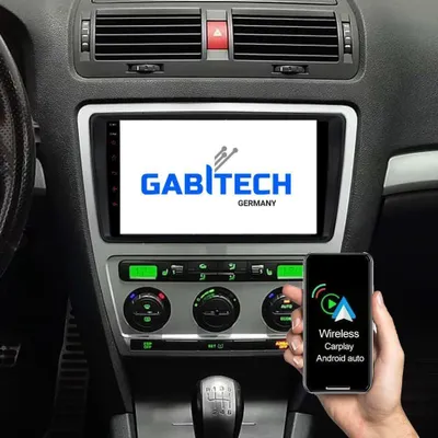 Produktbild von 9''Zoll Android 13 Autoradio GPS Navi Wifi BT MP5 USB für Skoda Octavia Yeti 4GB RAM Carplay
