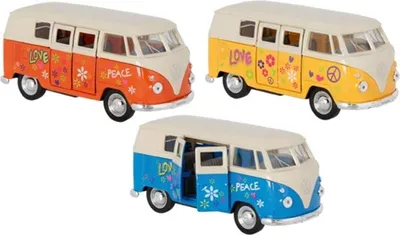 Immagine prodotto di Goki Volkswagen Microbus (1962) con stampa, 1:34-39