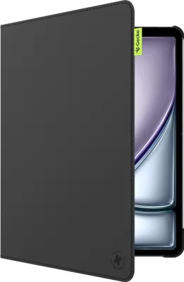 Produktbild von Gecko Covers - Tablet Hülle / Cover aus Kaktusschale geeignet für iPad Air 13 (M4 2026 / M3 2025 / M2 2024) (1st Gen) - Schlaf/Wach Funktion - Schwarz
