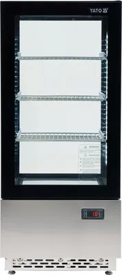 Obrázok produktu pre Chladiaca vitrína, teplotný rozsah -0 ~ +12 ˚C, 180 W, 78 l, 43 x 39 x 98 cm