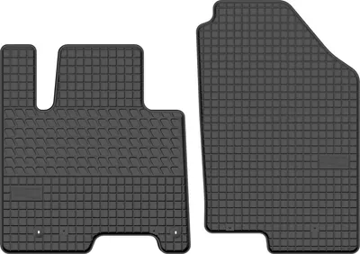 Produktbild von Gummi-Fußmatten Vorne für Hyundai / Kia Tucson IV / Sportage V 2020- (SUV) – 2-tlg, Schwarz, passgenau