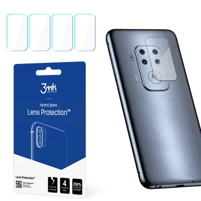 Produktbild von 3mk Hybridglas Lens Protection für Motorola One Pro 2019 Kamera Objektiv Kameralinse 0,16mm 6H (4 Stück)