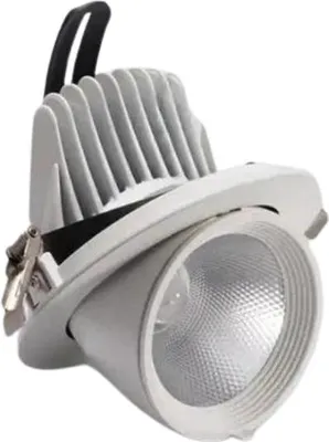 Produktbild von COB LED-Einbaustrahler rund schwenkbar Weiß 30W - Warmweiß 2300K - 3500K