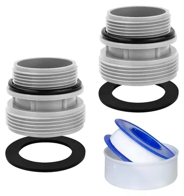 Productafbeelding van Zwembadslangadapter, 38 mm binnendraad, 2 stuks