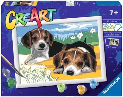 Image de Ravensburger CreArt Chiots beagle