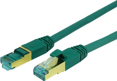 Produktbild von ProfiPatch Netzwerkkabel Cat8 S/FTP RJ45 LAN Kabel LSZH Premium Ethernet Patchkabel 40GB 2000MHz grün 0,25m Switch Router Gaming Patchpanel
