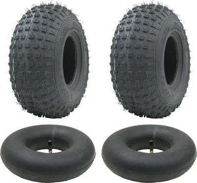 Produktbild von 2er Set - 145/70-6 - ATV Reifen und Schläuche 50cc 90cc 110cc 75 kg - Wanda P31