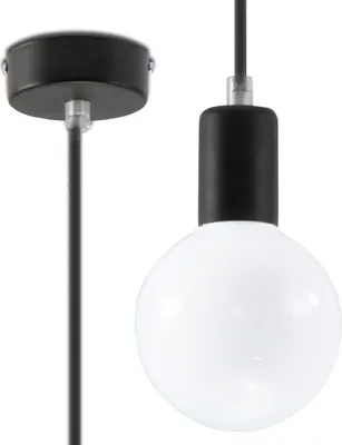 Obrázok produktu pre FERRO E27 Schwarz ZÁVESNÁ LAMPY - Lumilo Design