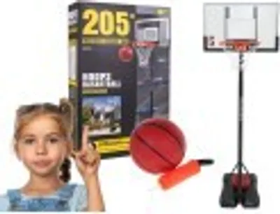 Obrázok produktu pre veľký basketbal Basketbalový set s loptou + pumpa 205cm