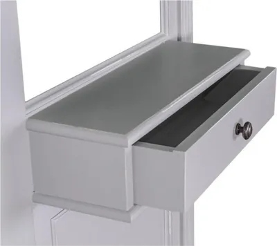 Produktbild von Casa Padrino Garderoben Schrank mit Spiegel - Landhaus Stil Garderobe
