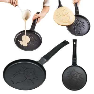 Produktbild von PFANNE FÜR PFANNKUCHEN MIT KATZE 18 cm KLAUSBERG KB-7973
