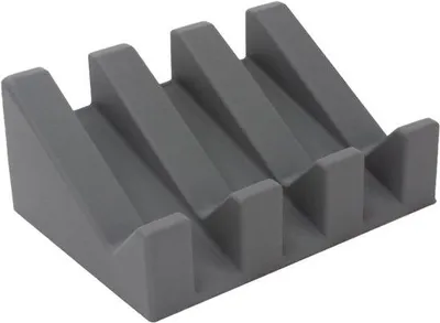 Immagine prodotto di Presa in silicone - Presa in silicone grigia, autopulente, per doccia, bagno e cucina