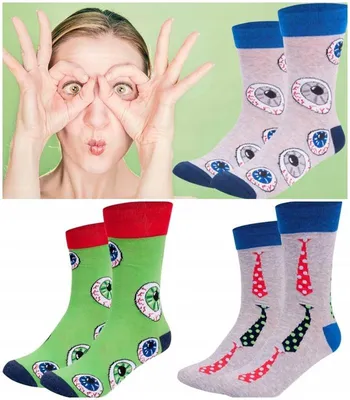 Produktbild von YOCLUB Spoksy Herren Socken Lustiges Geschenk Set 3 Paar
