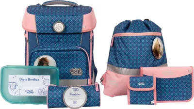 Zdjęcie produktu dla Zestaw plecaka szkolnego School-Mood Hero Maxx Air+ Mila (koń), 7-elementowy