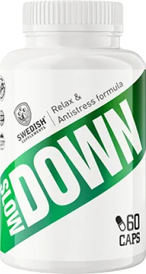 Produktbild von SWEDISH Supplements | Slow Down | Relax & Antistress Formula