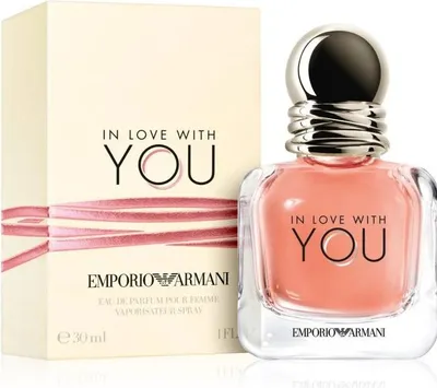 A product shot of a perfume bottle and its packaging.