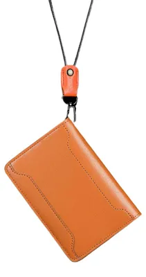 Produktbild von Reisepass Tasche mit RFID Schutz, Passport Holder mit Trageband, Reise Organizer für Flugticket, Karten und Dokumente, für Damen und Herren,Brown