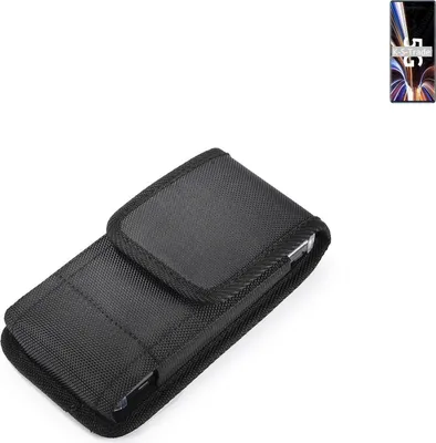 Produktbild von Holster Gürteltasche kompatibel mit ZTE Axon 40 Pro Holster Gürtel Tasche wasserabweisend Handy Hülle Schutz Hülle Outdoor schwarz K-S-Trade