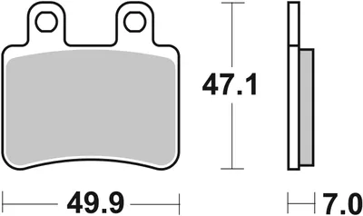 Produktbild von sbs Bremsbeläge Bremsklötze 167HF