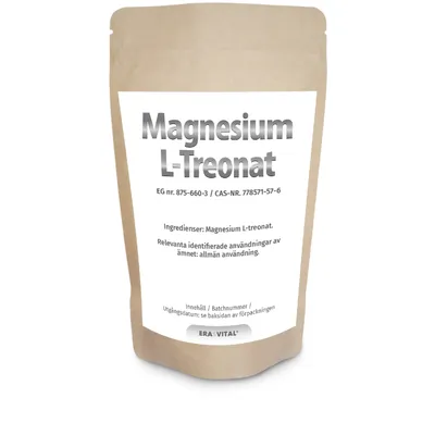 Produktbild von Magnesium L-Threonat - 500 g - 99,6% Reinheit, hochreines Pulver nur für nicht kommerzielle Forschungs- und Entwicklungszwecke.