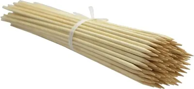 Produktbild von DIXIE STORE Bambus-Blumenstäbchen, Bambusnadeln 50cm 5mm 500 Stück