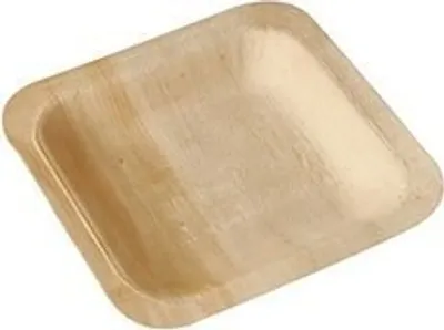 Produktbild von Fingerfood - Teller, Holz "pure" eckig 14 cm x 14 cm