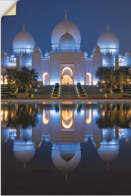 Produktbild von ARTland Wandbild, selbstklebend Scheich-Zayid-Moschee Größe: 60x90 cm